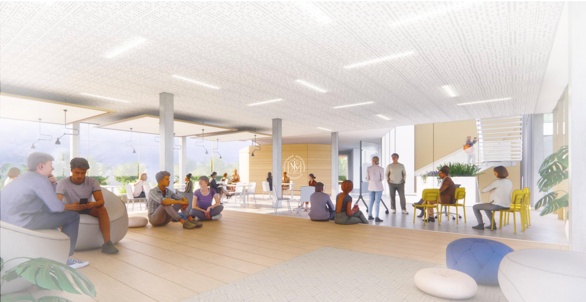 Interior concept of the National Unity Center